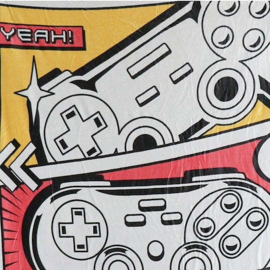 Blanket Fleece Gamer WHITE 150x200cm Blanket Fleece Gamer WHITE 150x200cm