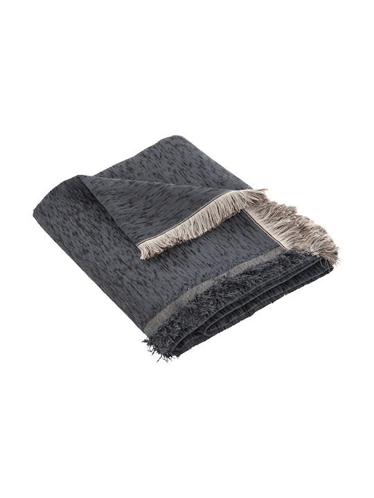 HomeMarkt Dreamtopia Armchair Throw Chenille 178x178cm Dark Blue