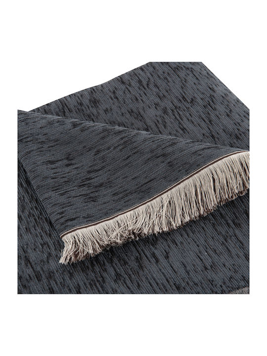 HomeMarkt Dreamtopia Armchair Throw Chenille 178x178cm Dark Blue