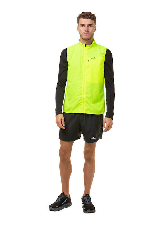 Ärmellos Winter Jacke Winddicht Yellow