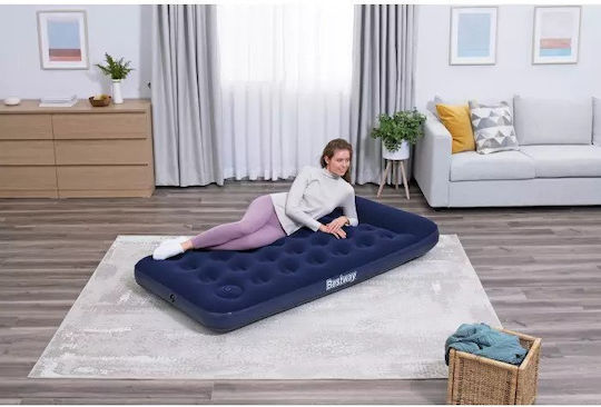 Bestway Camping Air Mattress Single with Integrated Pump 188x99x28cm