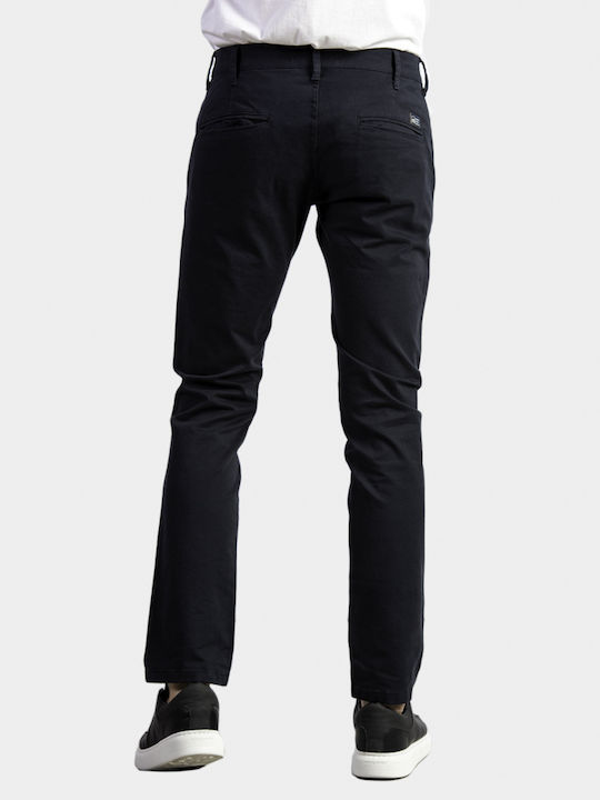 Chibo Men's Jeans Pants Elastic with Slim Fit Asphalt-Dgrey