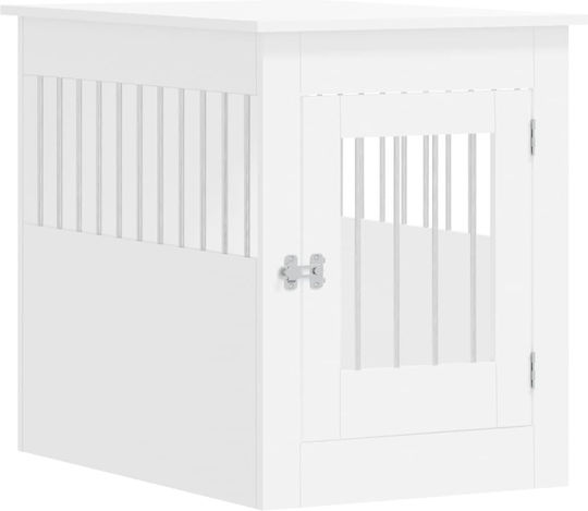 vidaXL Dog House Outdoor White 55x80x68cm