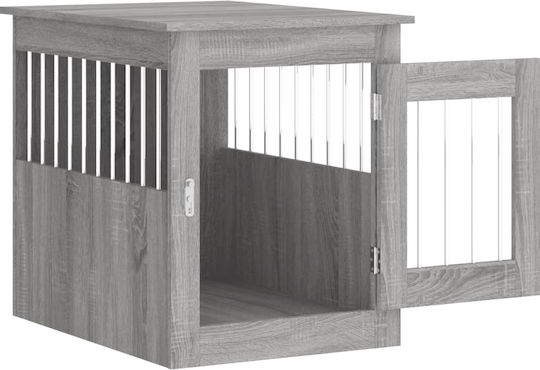 vidaXL Dog House Outdoor Gray 55x75x65cm