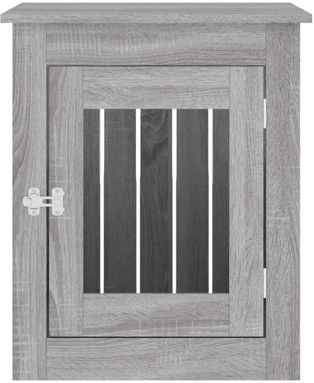 vidaXL Dog House Outdoor Gray 55x75x65cm