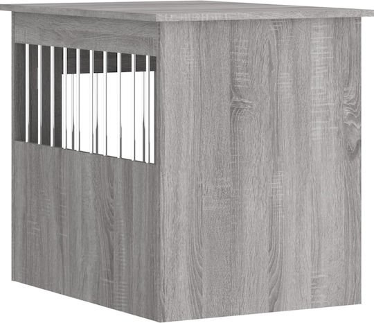 vidaXL Dog House Outdoor Gray 55x75x65cm