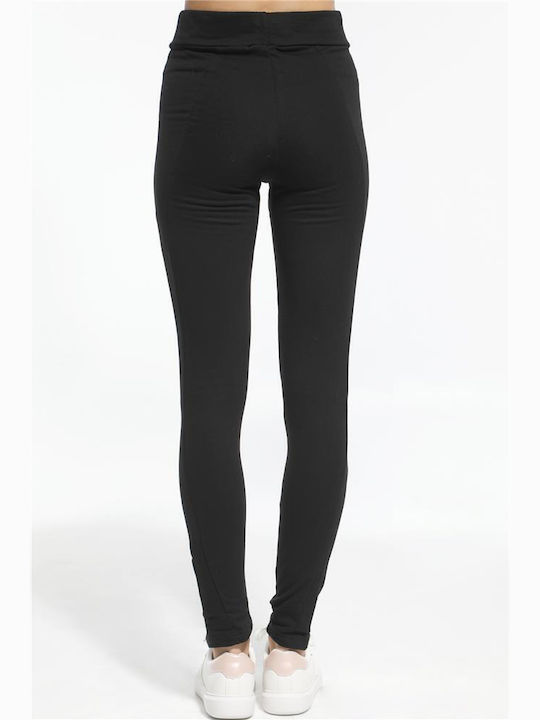 Paco & Co Women's Long Legging High Waisted Black