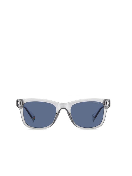 Polaroid Pld Sunglasses with Transparent Plastic Frame and Blue Lens PLD6206/S KB7/C3