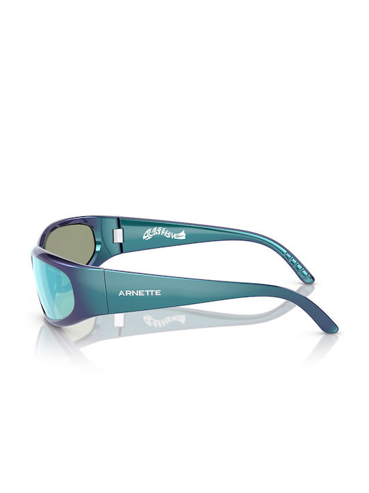 Arnette Feminini Ochelari de soare cu Turcoaz Cadru și Turcoaz Oglindă Lentilă AN4302 290925