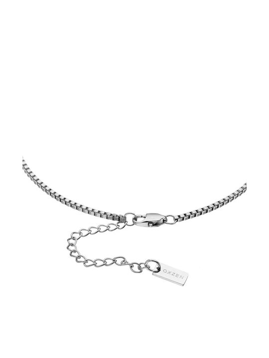 Oxzen Chain Neck made of Stainless Steel Thin Thickness 2mm and Length 55cm