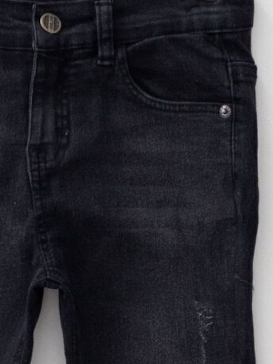 Trendy Shop Pantaloni copii din denim Negru