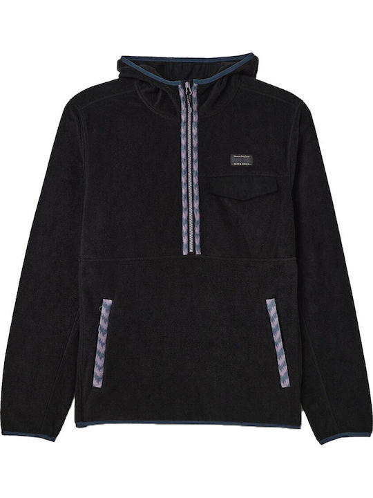 Langarm Herrenbluse Schwarz