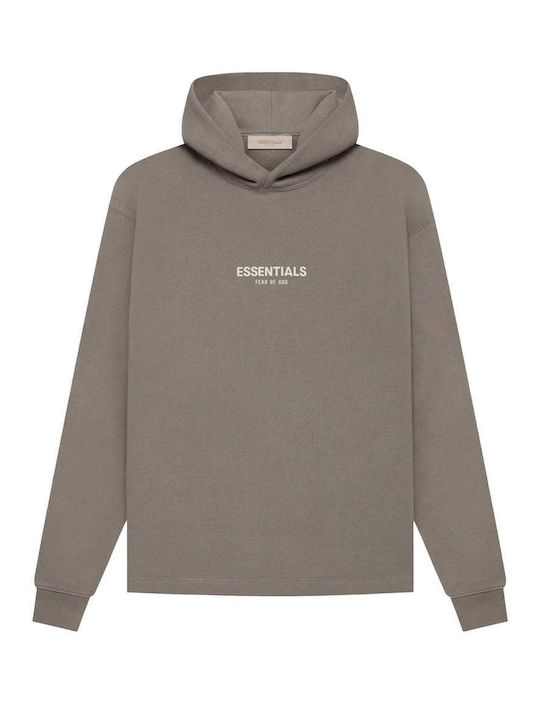 Essentials Fear God Men's Sweatshirt with Hood brown