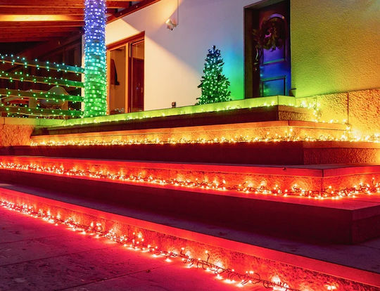 400 Smart Λαμπάκια LED 6μ. RGB σε Σειρά