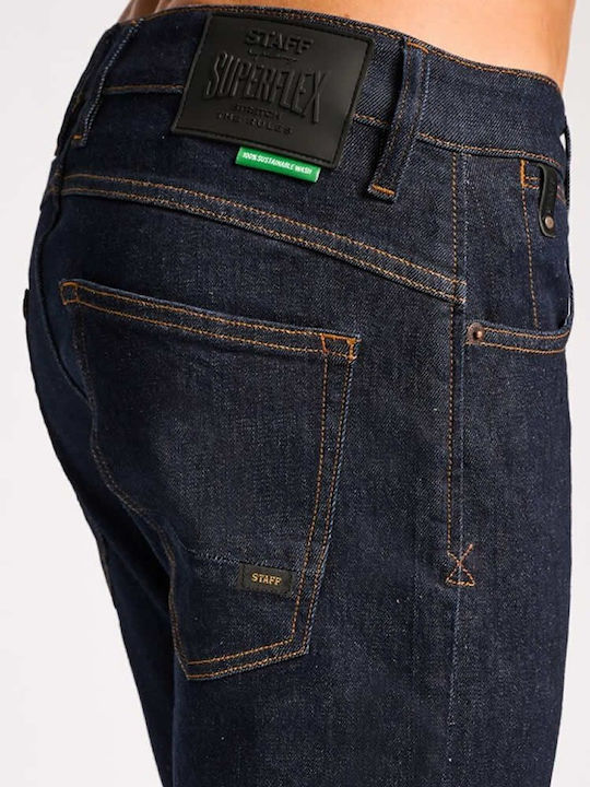 Typos Men's Jeans Pants Cropped Blue