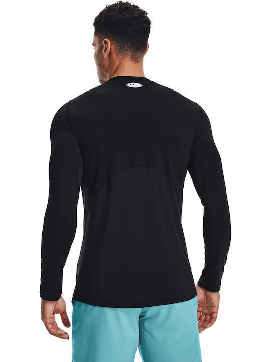 Under Armour Ανδρική Ισοθερμική Μακρυμάνικη Μπλούζα Μαύρη