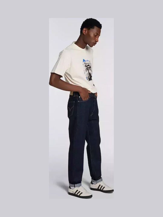 Ανδρικό Παντελόνι Τζιν με Loose Tapered Εφαρμογή Blue