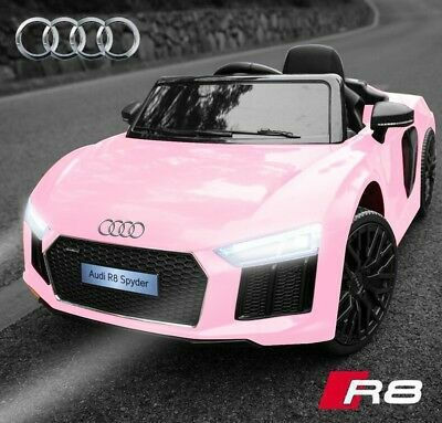 R8 Spyder Διθέσιο με Τηλεκοντρόλ Licensed 12 Volt Ροζ
