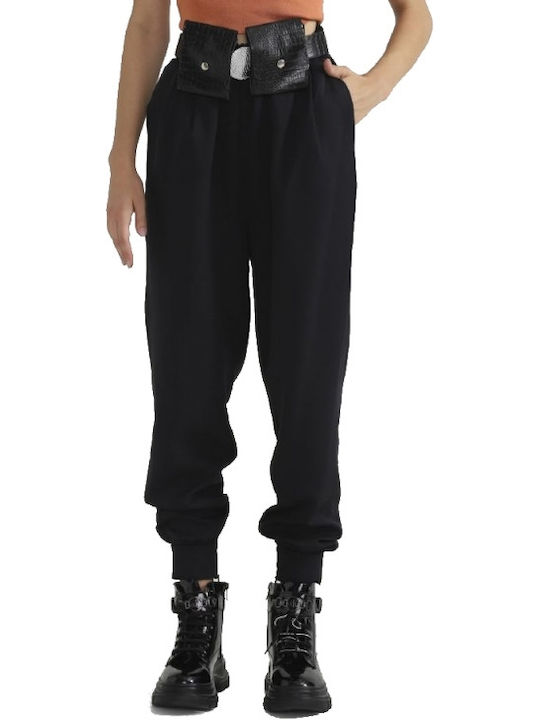 Ζωνη Women's Chino Trousers Black