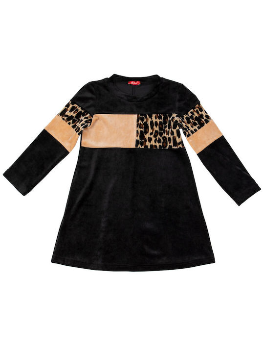 Chief Kids Dress Velvet Black