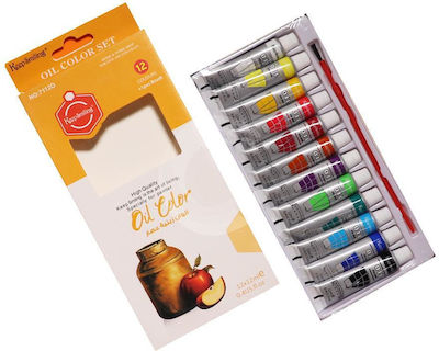 Phoenix Χρώματα Λαδιού Oil Colours Set 12ml 12pcs