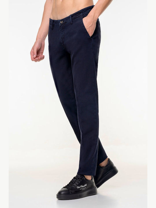 Fourten Industry Pantaloni pentru bărbați Chino cu Croială Slim BLUE