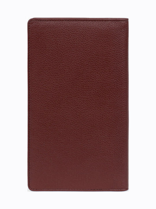 Leather Men's Wallet Classic Burgundy