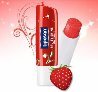 Liposan Fruity Shine Lip Balm Strawberry 4.8gr