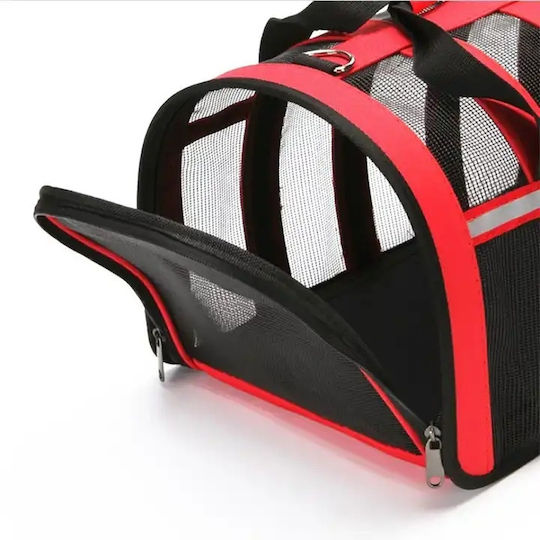 Umhängetasche für Hunde / Katzen bis 5.5kg Light Blue L25xB42xH26cm.
