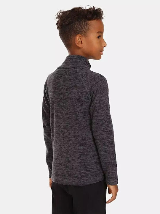 Athletic Kids Cardigan Fleece Grey.
