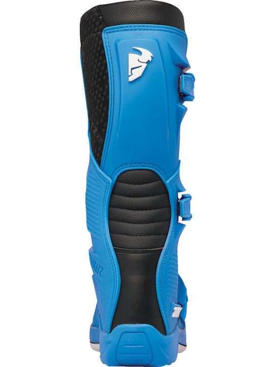 Thor MX Blitz XR Ανδρικές Μπότες Motocross Δερμάτινες Blue/Black