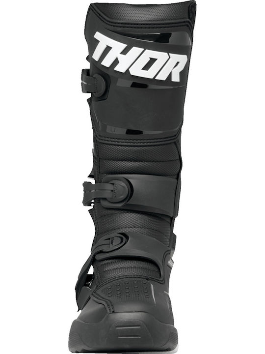 Thor MX Blitz XR Ανδρικές Μπότες Motocross Δερμάτινες Black/White