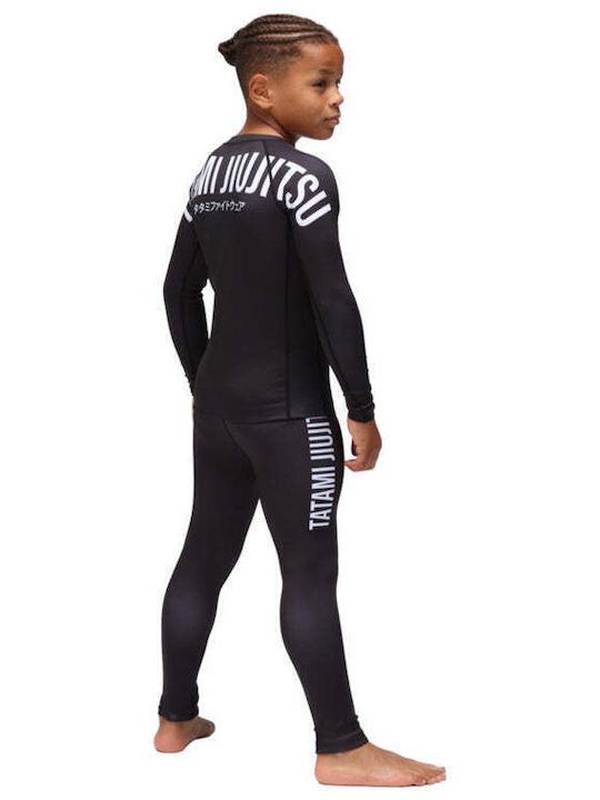 Tatami Fightwear Детска Тениска 22-KRG-012 за Джиу-джицу Черен