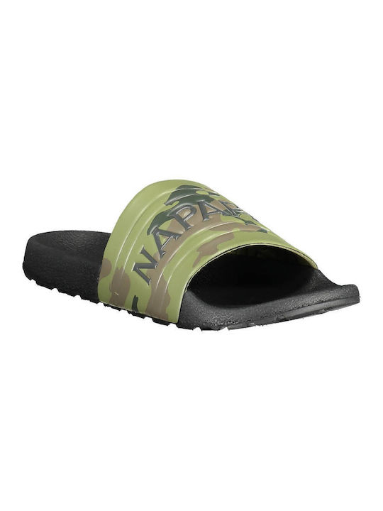 Napapijri Men's Slides Green