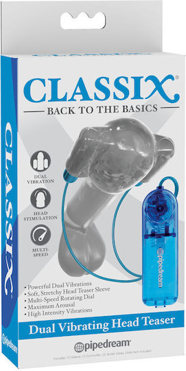 Pipedream Classix Dual Vibrating Head Teaser Masturbator 3123-0650 1buc