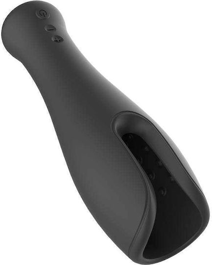 Dream Toys Powerful Flexible Head Stimlator Black Masturbator Hintern mit Vibration