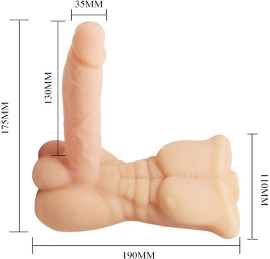 Baile Bigger Man Masturbator with Vibration Temptation Bigger Man With Vibration