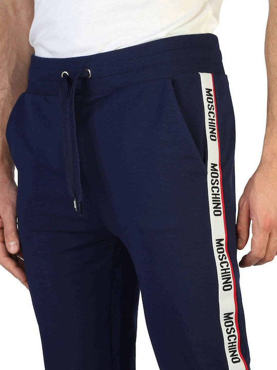 Moschino Men's Fleece Sweatpants Navy Blue