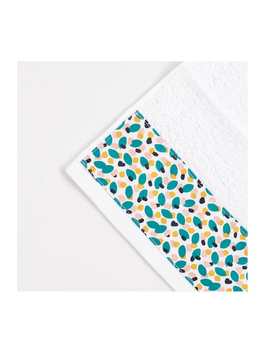 Linea Interiors Σετ Βρεφικές Πετσέτες 3τμχ White-Green Βάρους 500gr/m²