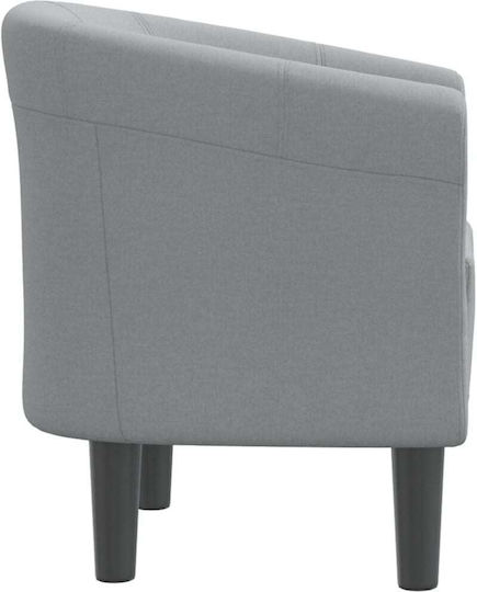Barrel Sessel Light Grey 70x56x68cm