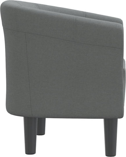 Barrel Sessel Dark Grey 70x56x68cm