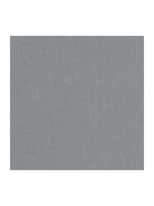 Barrel Sessel mit Fußhocker Light Grey 70x56x68cm