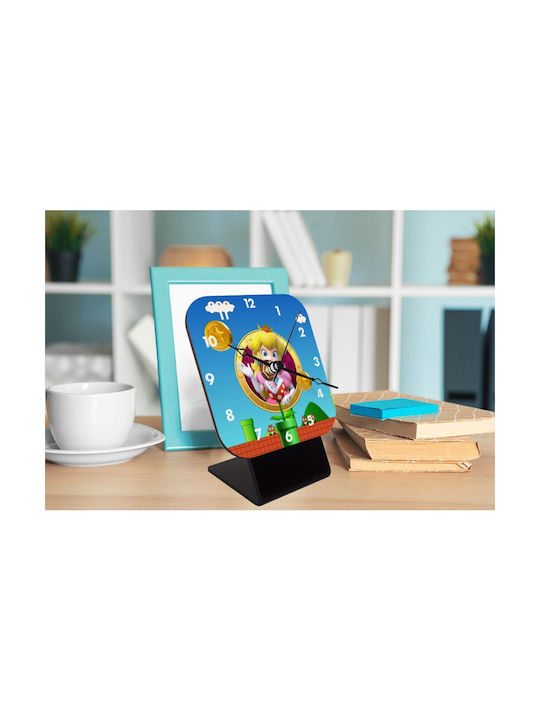 Koupakoupa Princess Peach Toadstool Επιτραπέζιο Ρολόι Πορτοκαλί KP_21220_CLOCK-DESK-SQUARE