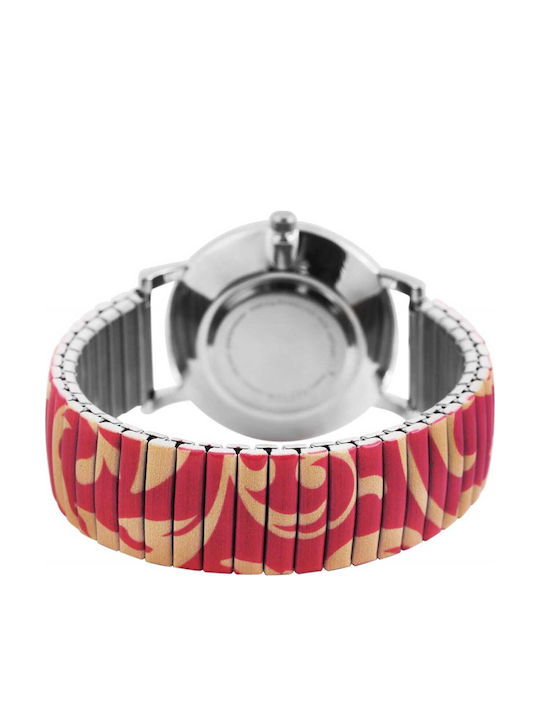 Raptor Women's Watch with Red Rubber Strap
