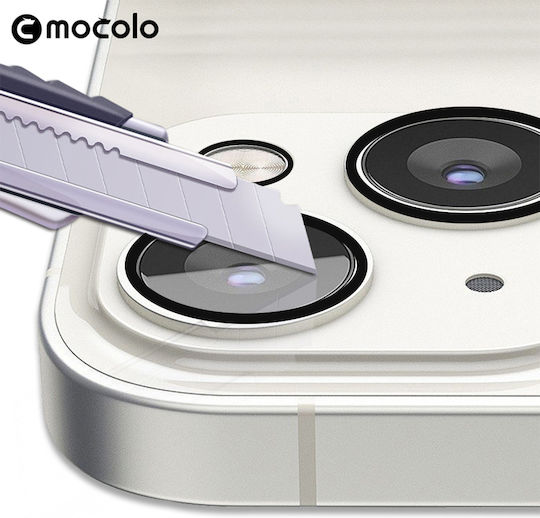 Mocolo Lens Full Camera Protection Membrane Black for the iPhone 15 / 15 Plus