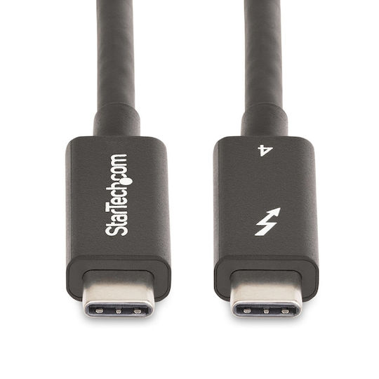 StarTech Thunderbolt 4 Cable 100W Ασημί 2m (A40G2MB)
