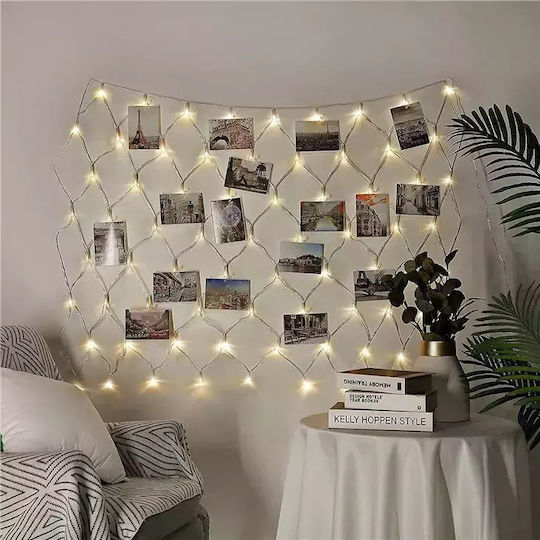 192 Lichterketten LED 3m. x 200cm Weiße Typ Netz 1Stück