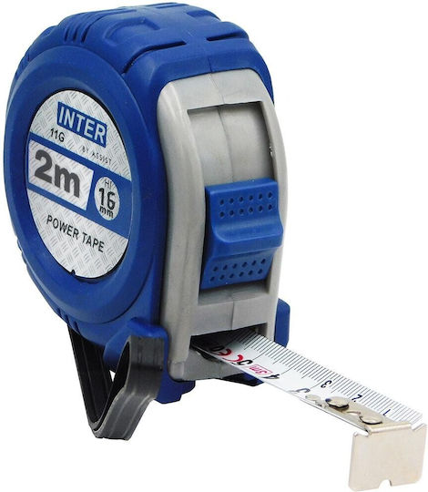 Inter Maßband mit automatischem Rücklauf 16mm x 2m