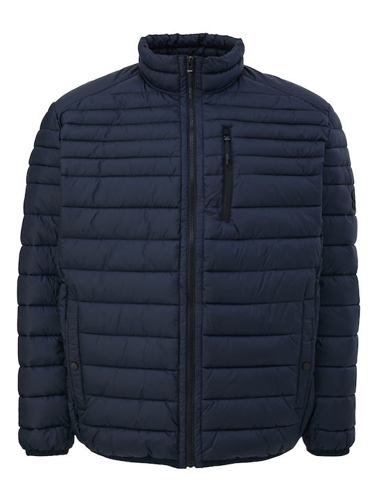 S.Oliver Herren Winter Jacke Puffer Μπλε