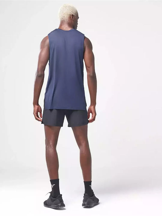 Squatwolf Men's Athletic Sleeveless Blouse Navy